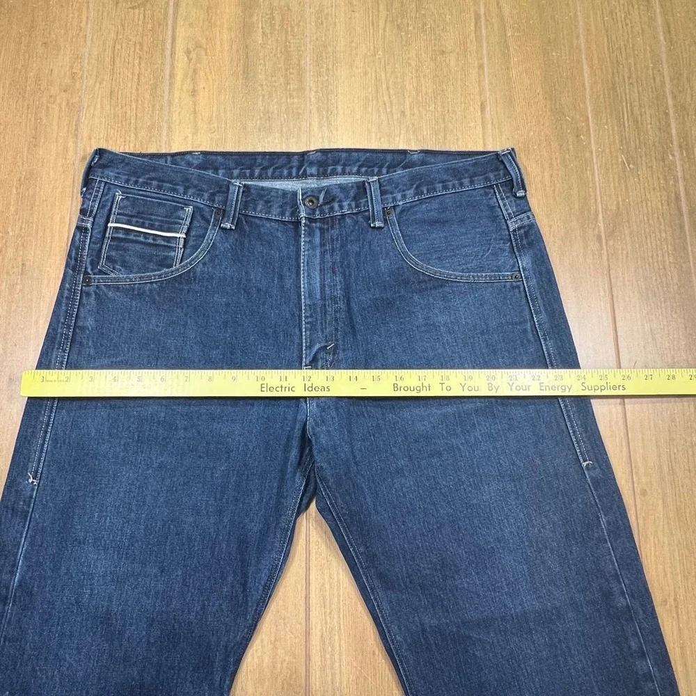 Levis 569 vintage Red‎ Tab Straight Leg Indigo Denim Jeans Flap Pocket 40x30
